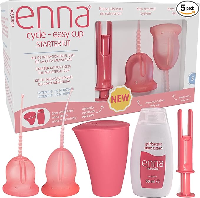 Reseña – Enna Cycle Starter Kit: 2 Copas Menstruales + Aplicador y Caja Esterilizadora | Fácil de Usar y Cómodo